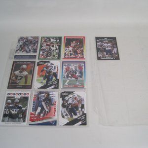 Lot of 10 New England Patriots NFL Player Cards